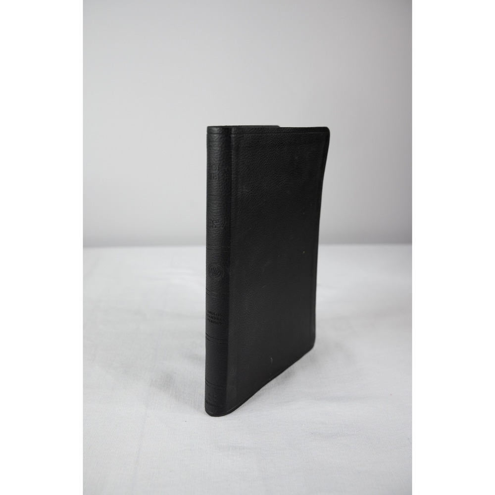 Crossway ESV Holy Bible English Standard Version Black Leather Like Good Book